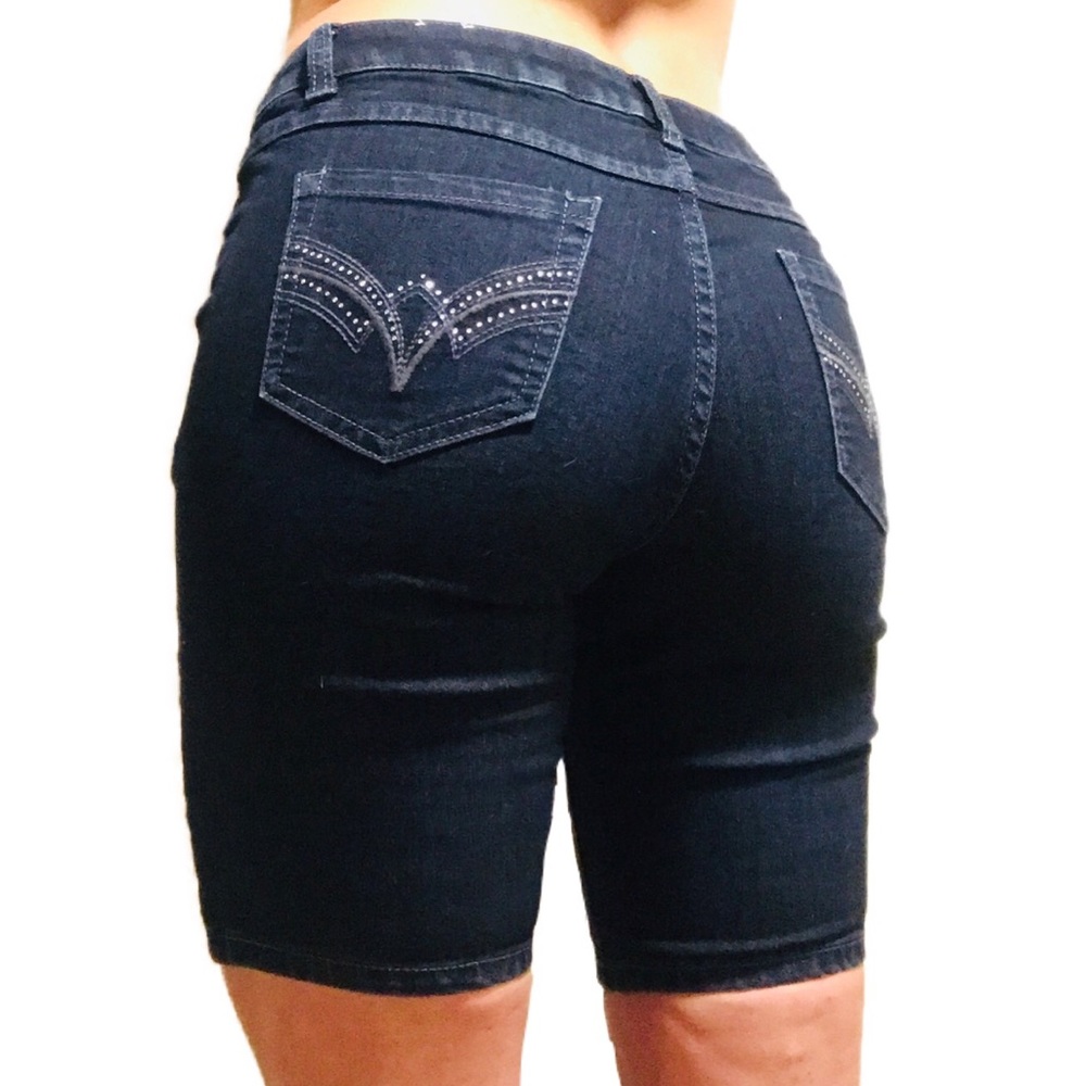 D.Jeans NY RHINESTONE Denim Shorts 6P